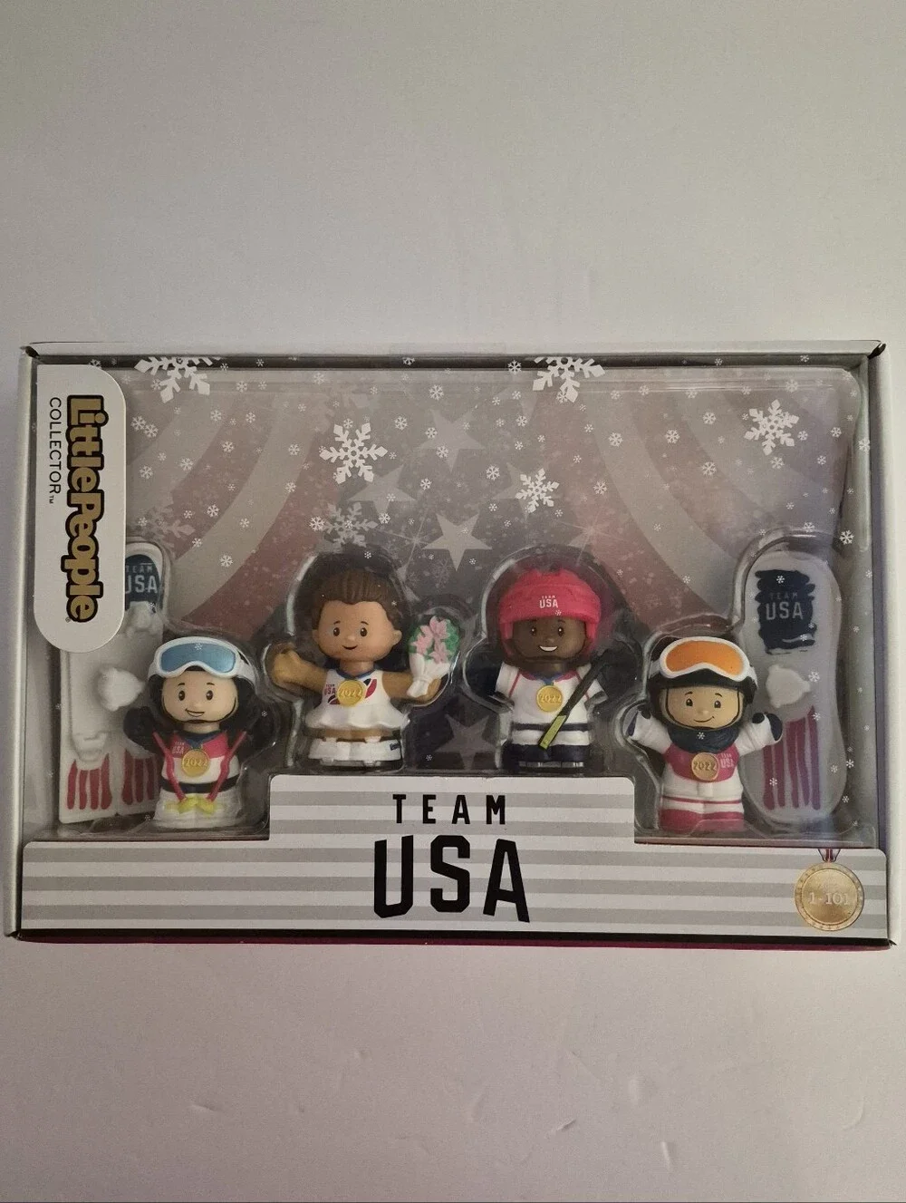 Fisher-Price Little People Collector Team USA 2022 Winter Sports Olympics Hockey